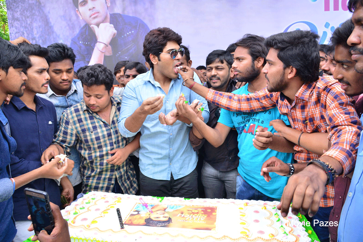 Allu Sirish Birthday Celebrations by Fans